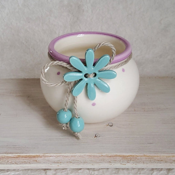 Vasetto con fiore
