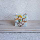Vasetto quadrato tema Piccolo principe 7x7