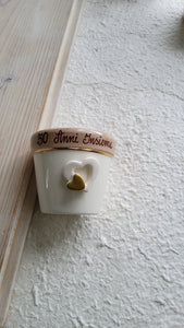 Vasetto doppio cuore piccolo