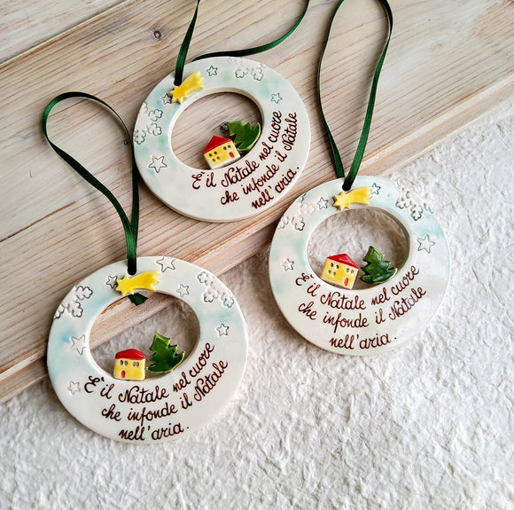 Sfera piatta con casetta