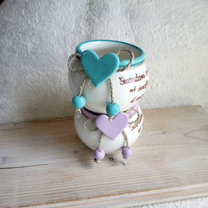 Vasetto con cuore