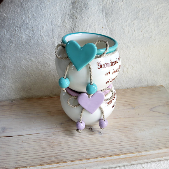 Vasetto con cuore