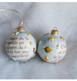 Pallina di natale Piccolo Principe 8cm