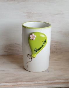 Portamatite palloncino con fiorellino/cuoricino/stellina/farfallina