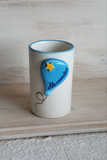 Portamatite palloncino con fiorellino/cuoricino/stellina/farfallina