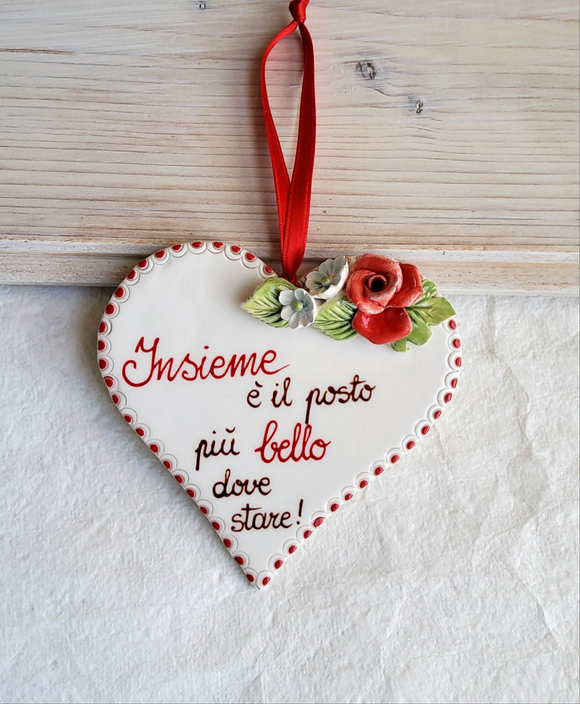 Cuore con fiori