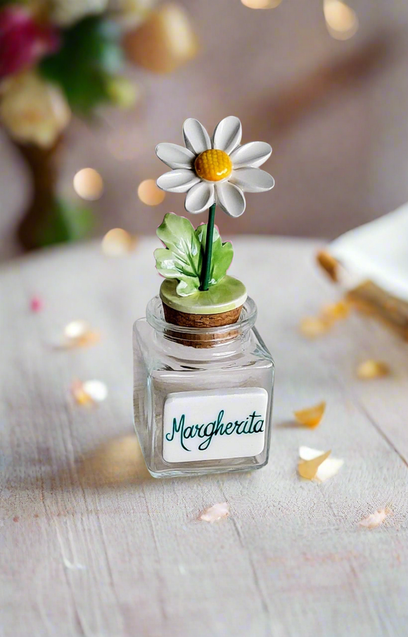 Barattolino Margherita Bianca (senza confetti)