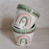 Vasetto con arcobaleno