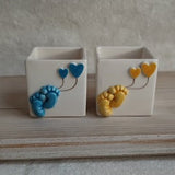 Vasetto con piedini