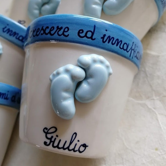 Vasetto con piedini