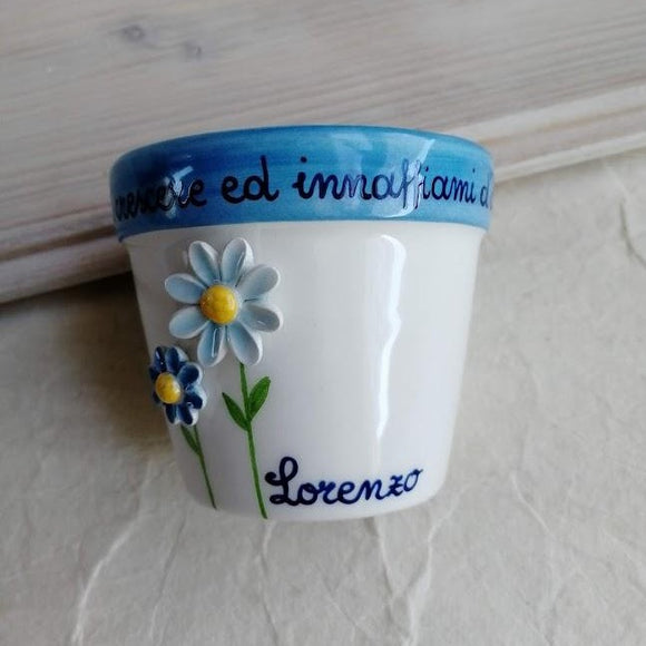 Vasetto con margherite